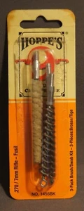 HOPPE'S 3 PACK BRUSH/SWAB KIT .270 Caliber 7mm PN-1455BK - Picture 1 of 4