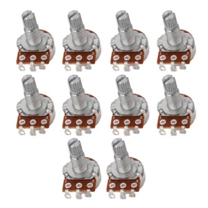 BQLZR Guitar Potentiometer B500k 16mm Base Dia 18mm Shaft Pack of 10 - Picture 1 of 8