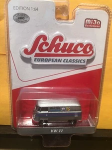 1/64 SCHUCO EUROPEAN CLASSICS VOLKSWAGEN VW T1 VAN SILVER MARTINI RACING - Picture 1 of 2