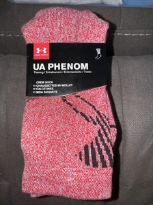 Under Armour UA Phenom Training Crew Socks - 3 Pair - NWT - Youth 13.5k - 4Y - Picture 1 of 7