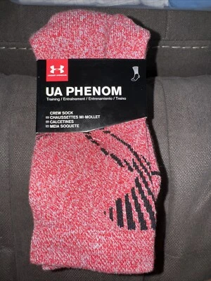 Under Armour UA Phenom Training Crew Socks - 3 Pair - NWT - Youth 13.5k - 4Y - Изображение 1 из 4