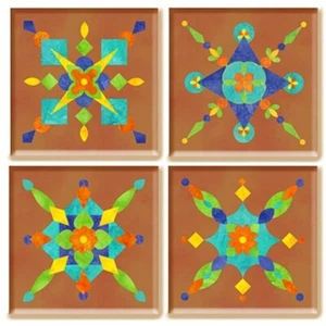 Fiesta Ideastix TileStix 4 PCSPeel and Stick Décor - Picture 1 of 1