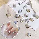 Baroque Pearl Nail Charms - Flatback Nail Pearls Manicure Decorations 10pcs Set