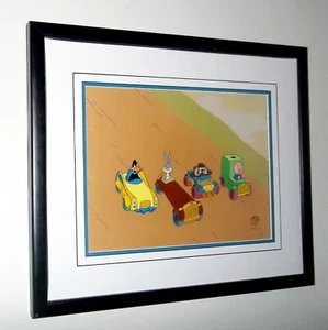 Warner Bros. Race Cars Animazione Cel Creato per McDonald's Commercial "THIS WAY" - Foto 1 di 10