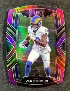 Van Jefferson - 2020 Select Purple Die Cut Prizm Rookie #271 LA Rams - Foto 1 di 2