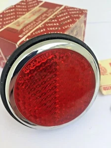 BHA4148 - LUCAS 57074 RER14 ROTER REFLEKTOR NOS CONCOURS AH MORGAN MORRIS OEM - Bild 1 von 3