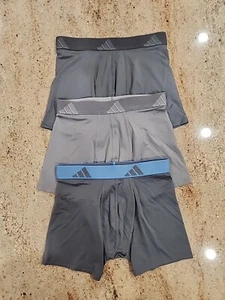 New Boy's ADIDAS Set Of 3 Aeroready Stretch Boxer Briefs size M(10-12) - Picture 1 of 2