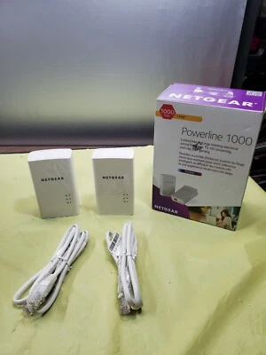 NETGEAR Powerline 1000 Network Extender (PL1000-100PAS) - White - Image 1 of 3