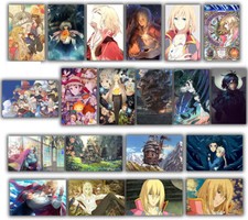 20 cards Howl no Ugoku Shiro Howl's Moving Castle Card Paster Card Stickers A03