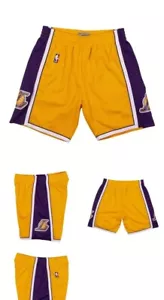 Mens Mitchell & Ness NBA Swingman Shorts 2009 Los Angeles Lakers - Picture 1 of 2
