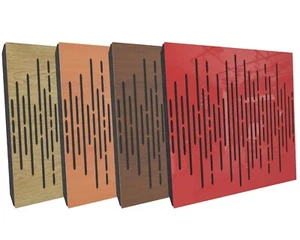 (2 Pack) - Schallabsorptions-Diffusor-Akustikplatte "Wave" | 50x50x5,5cm | - Bild 1 von 18