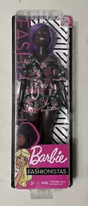 Muñeca Barbie Fashionistas # 125 Vestido Flora Pelo Púrpura Cuerpo Curvilíneo Muñeca A.A - Imagen 1 de 6