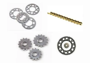 KIT CATENA CORONA PIGNONE PER YAMAHA SR-SE CUSTOM (3MW) 125 1991-1996 W5160 - Foto 1 di 1