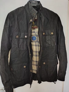 Richa Bonneville Wax Jacket Size DM Chest 89-94 cm Waist 72-77 Hips 96-103 - Picture 1 of 14
