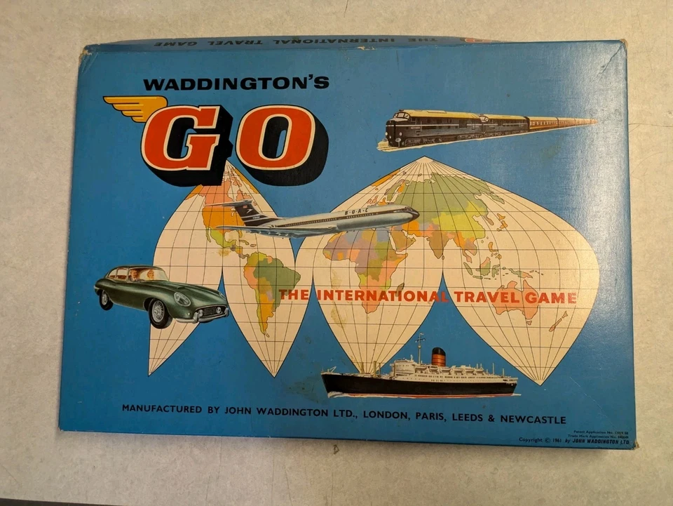 Waddington's GO - The International Travel Game - Vintage 1960's Board Game 1961 - Image 1 of 4