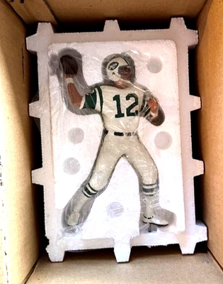 Estatuilla rara LE Joe Namath New York Jet Danbury como nueva rara nueva en caja Foto 1 de 2