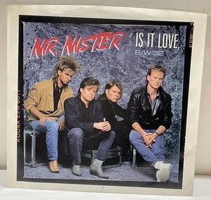 B12 Mr Mister: Is It Love /32, 1985 RCA Records PB 14313 - Pop Rock 7" 45 Single - Picture 1 of 4