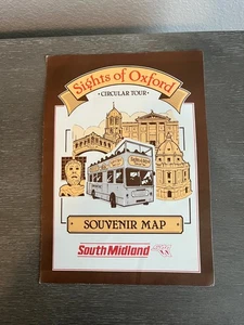 1986 Sites Of Oxford Souvenir Map - South Midland - Bild 1 von 4