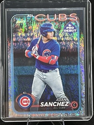 Adan Sanchez Rookie Sparkle Foil /175 - 2024 Topps Pro Debut - Chicago RC - Image 1 of 3