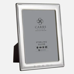 Carrs - Feature Hallmark Sterling Silver Photo Frame - 25 x 20cm (10" x 8") - Picture 1 of 4