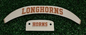 TEXAS LONGHORNS 3D MINI BUMPERS for RIDDELL SPEED MINI HELMETS - Picture 1 of 1