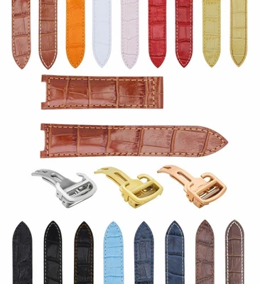 CORREA DE RELOJ DE CUERO 18-20-21 MM SE ADAPTA A CRONÓGRAFO CARTIER PASHA 35-38-42 MM Foto 1 de 4