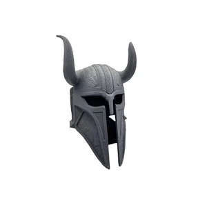 Custom Mandalorian Armorer Blacksmith Horned Helmet - Picture 1 of 4