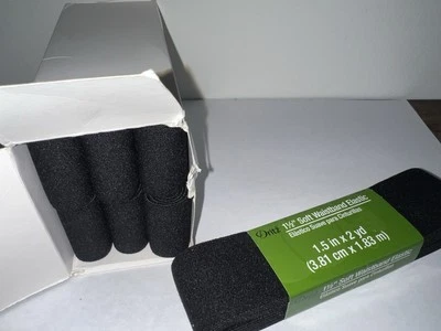 Dritz 9577-BLK  Soft Waistband Elastic 1-1/2"X2yd-Black.     (6 Pack) - Image 1 of 2