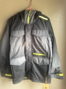 Burton Snowboard Ski Jacket Mens Covert Gradient Thermolite Ski Gray Small NEW - Picture 1 of 15