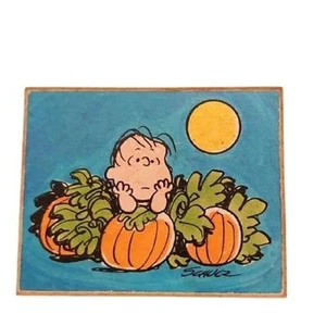 Vintage Rare 1971 Peanuts Linus Van Pelt Anri Thorens Wood Music Box Tested - Picture 1 of 3