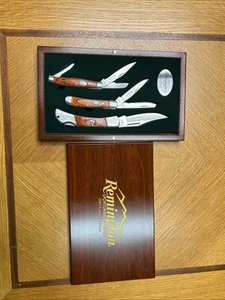 Remington Sportsman Series Knives 2007 Limited Edition 3 Piece Knife Set - Picture 1 of 6