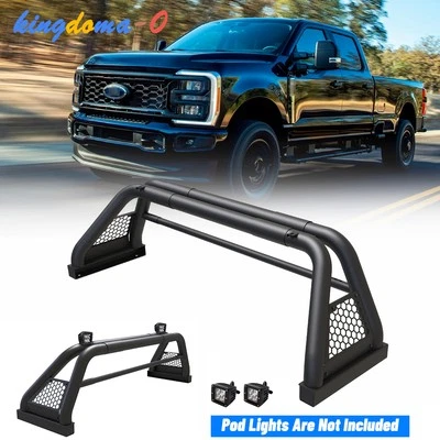 Upgrade For 17-2025 Ford F250/F350 Super Duty Roll Sport Bar Chase Rack Bed Bar Foto 1 de 4