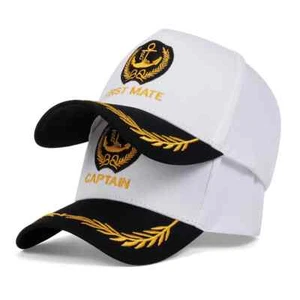 Berretti da baseball unisex CAPITANO/PRIMO COMPAGNO ricamo lettera primavera autunno outdoor - Foto 1 di 13