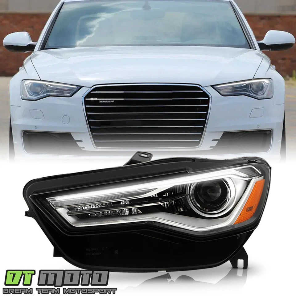 Para Audi A6 S6 2016-2018 HID/Xenón con Faro LED DRL Nivel Automático - Conductor Foto 1 de 4