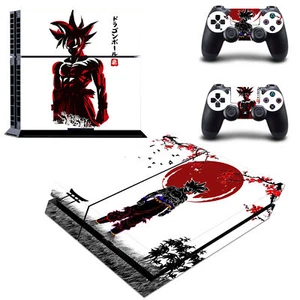 PS4 Slim Pro Dragon Ball Z DBZ Goku Skins Decal Stickers for Console Controller - Picture 1 of 6