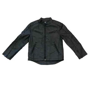 Polo Ralph Lauren Waxed Denim Moto Biker Jacket Kids 5 - Picture 1 of 9
