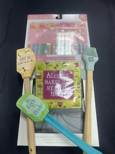 6 Item Gift Set, Kitchen Gadgets, Cooking Utensils, Printed napkins, Air Fryer - Picture 1 of 7