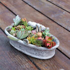 Keramik Blumentopf Vogel Feeder Vintage Retro für Outdoor-Garten (Grau)