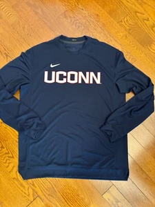 NIke UCONN long sleeve basketball shirt - Size Medium - Picture 1 of 8
