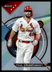 2023 Topps Finest PAUL GOLDSCHMIDT REFRACTOR CARDINALS #58 - Picture 1 of 2