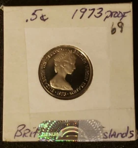 Britische Jungferninseln (5) Five Cent 1973FM (P) kupfernickelsichere Münze - Bild 1 von 4