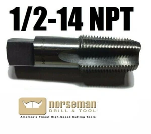 1/2-14 grifo de tubería NPT, acero con alto contenido de carbono, nuevo, 1/2 grifo de tubería Norseman 56940 - Imagen 1 de 4