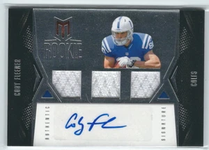 2012 Momentum Football Coby Fleener Autographed Rookie Jersey Card #427/599 - Picture 1 of 2