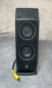 Logitech X-540 Lautsprecher vorne links gelb nur Stecker getestet OEM - Bild 1 von 3