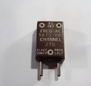 FT-243 Radio Crystal - 093 piny - 5675 khz - Elect Prod - Channel 270 - Zdjęcie 1 z 1