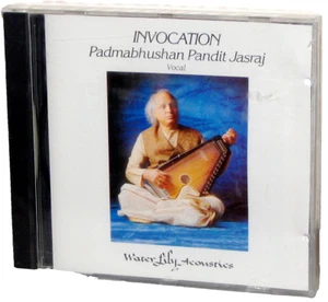 WATER LILY CD WLA-ES-31-CD: INVOCATION - Padmabhushan Pandit Jasraj - USA OOP SS - Picture 1 of 2