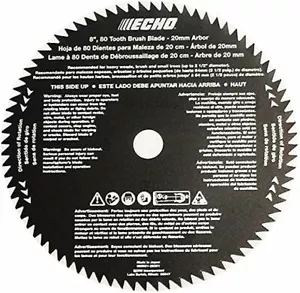 ECHO 8" 80 Zähne Freischneider Klinge 25 mm Dorn 69500121432 - Bild 1 von 2