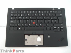New/Orig Lenovo ThinkPad X1 Carbon 6th Gen 6 Palmrest SPA Spanish Keyboard Bezel - Picture 1 of 3