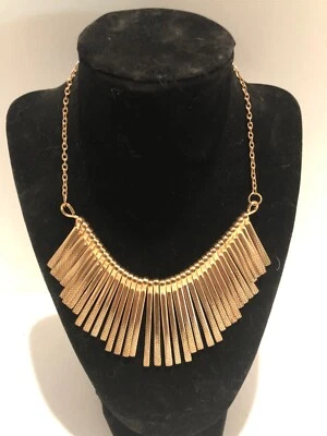 COLLAR GARGANTILLA VINTAGE ROBERT LEE MORRIS RLM ESTILO SOHO TONO DORADO   Foto 1 de 4