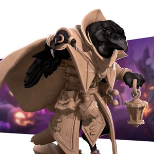 Jen - Kenku - Alchimista - Mordere il proiettile - 32 mm fantasia D&D miniatura - Foto 1 di 5